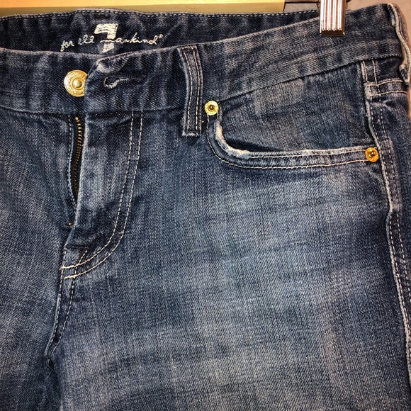 WOMENS 7 FOR ALL MANKIND JEANS SIZE 30 A Pocket - Picture 4 of 8